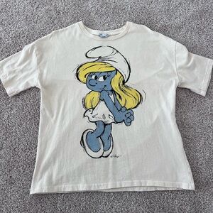 Zara Smurf collab t shirt